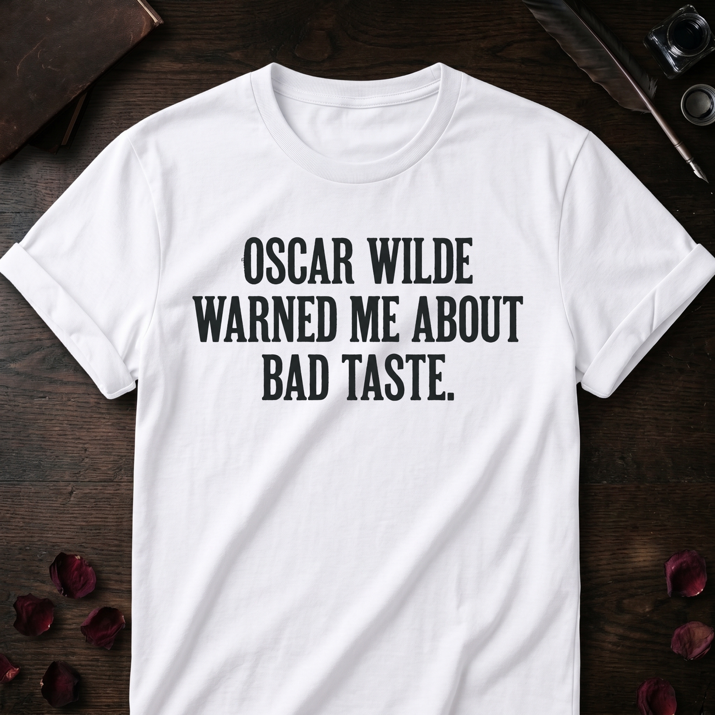Oscar Wilde Warning Tee