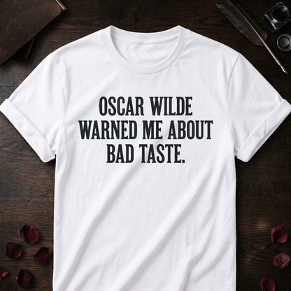 Oscar Wilde Warning Tee