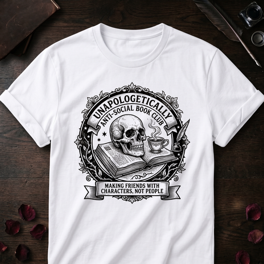 Anti-Social Book Club Tee