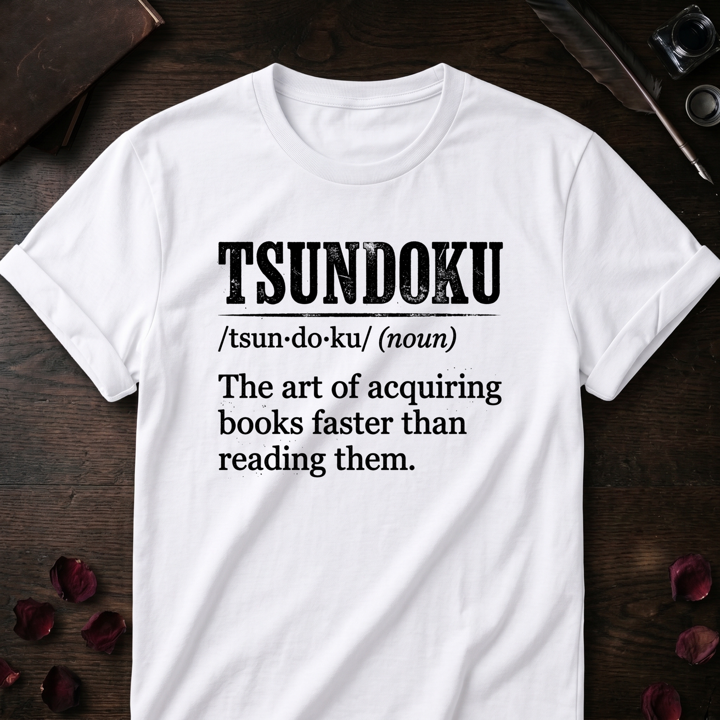 Tsundoku Art Definition Tee