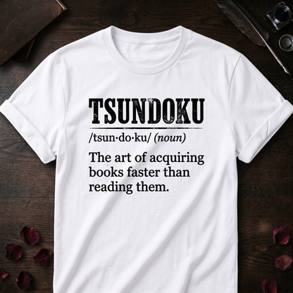 Tsundoku Art Definition Tee