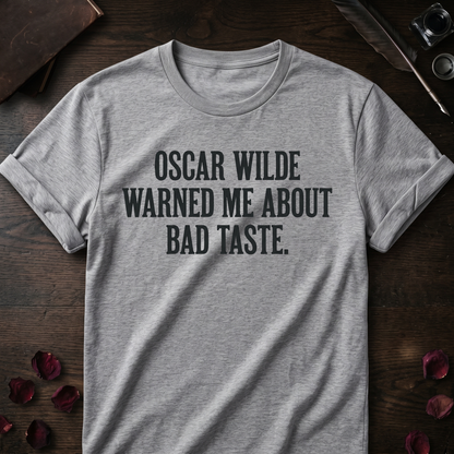Oscar Wilde Warning Tee
