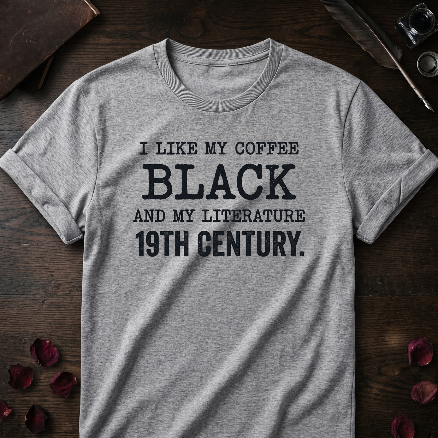 Black Coffee Literature Tee