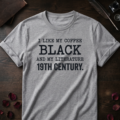 Black Coffee Literature Tee