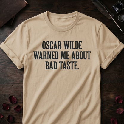 Oscar Wilde Warning Tee