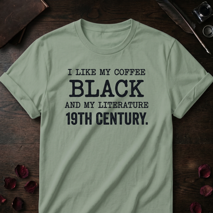 Black Coffee Literature Tee