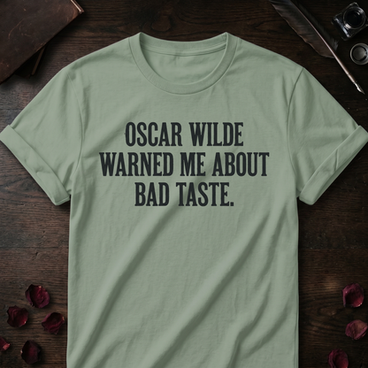 Oscar Wilde Warning Tee