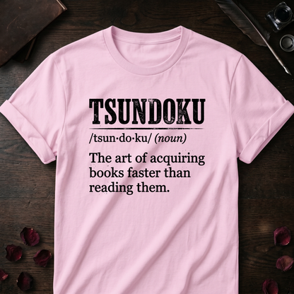 Tsundoku Art Definition Tee